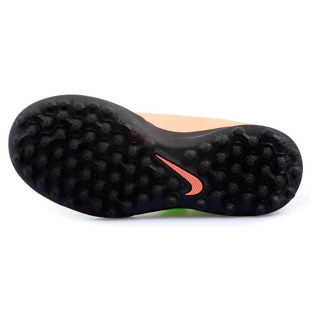 Botas de Fútbol Hypervenom Phade III Velcro Multitaco Junior Verde - Fútbol Factory