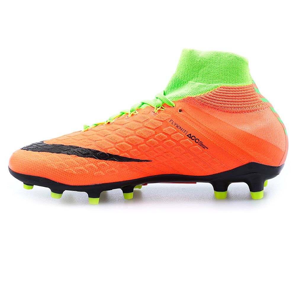 Botas de Fútbol Hypervenom Phantom III DFC FG Junior Verde - Fútbol Factory