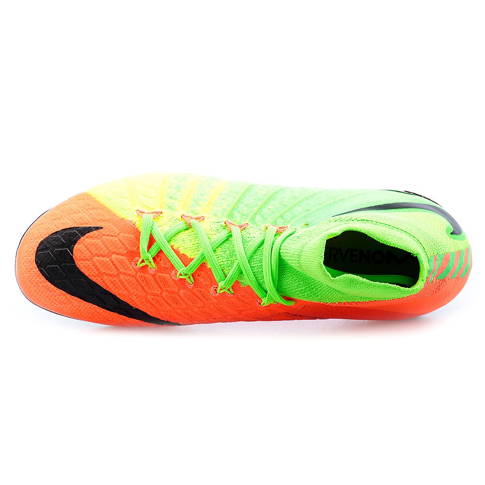 Botas de Fútbol Hypervenom Phantom III DFC FG Junior Verde - Fútbol Factory