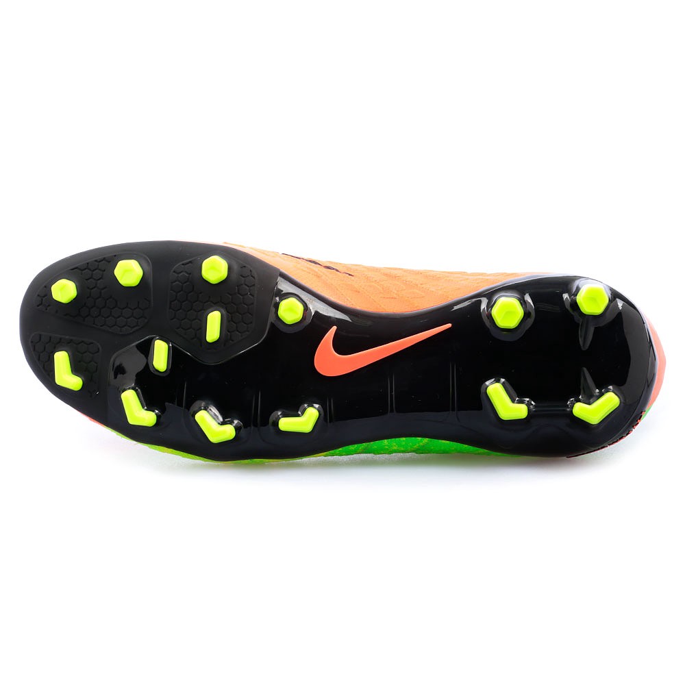 Botas de Fútbol Hypervenom Phantom III DFC FG Junior Verde - Fútbol Factory