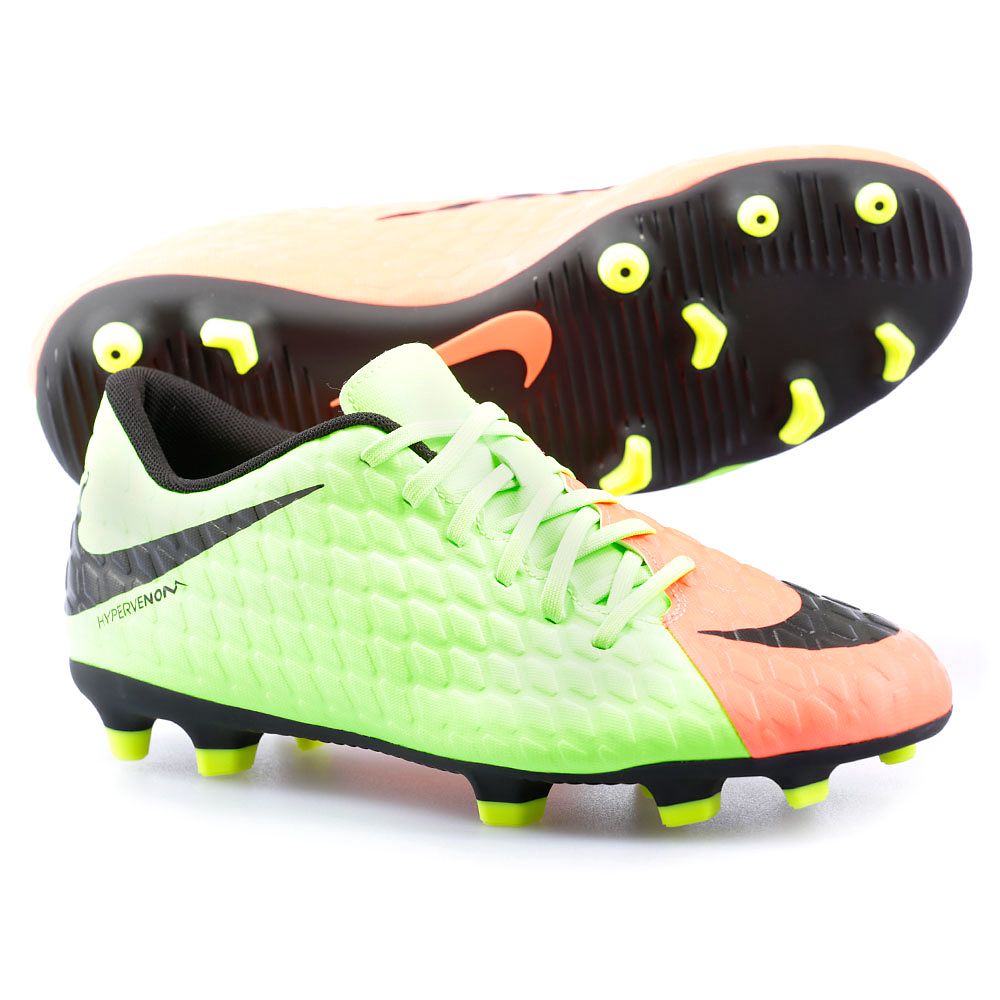 Botas de Fútbol Hypervenom Phade III FG Verde - Fútbol Factory