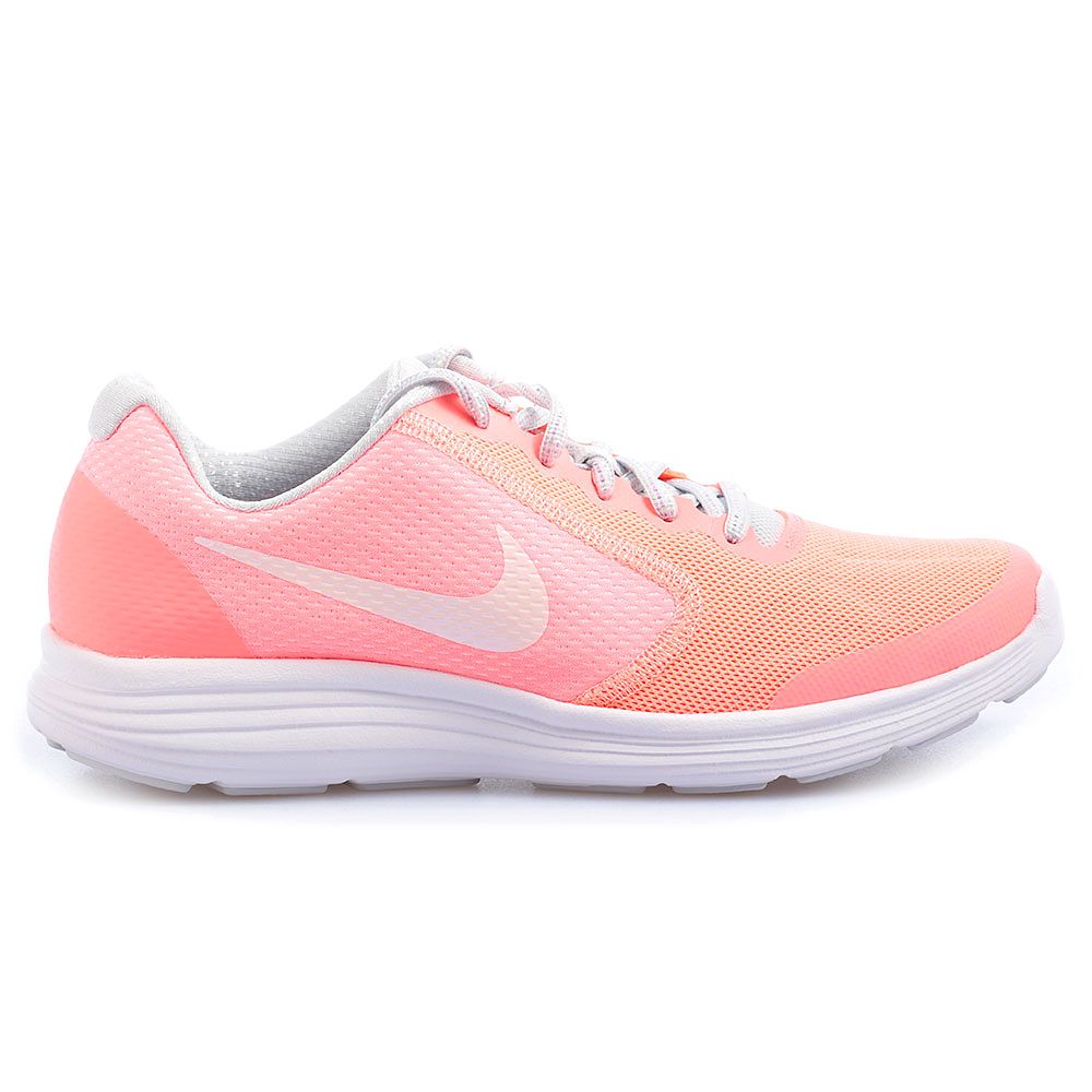Zapatillas de Running Revolution 3 Junior Rojo Blanco - Fútbol Factory