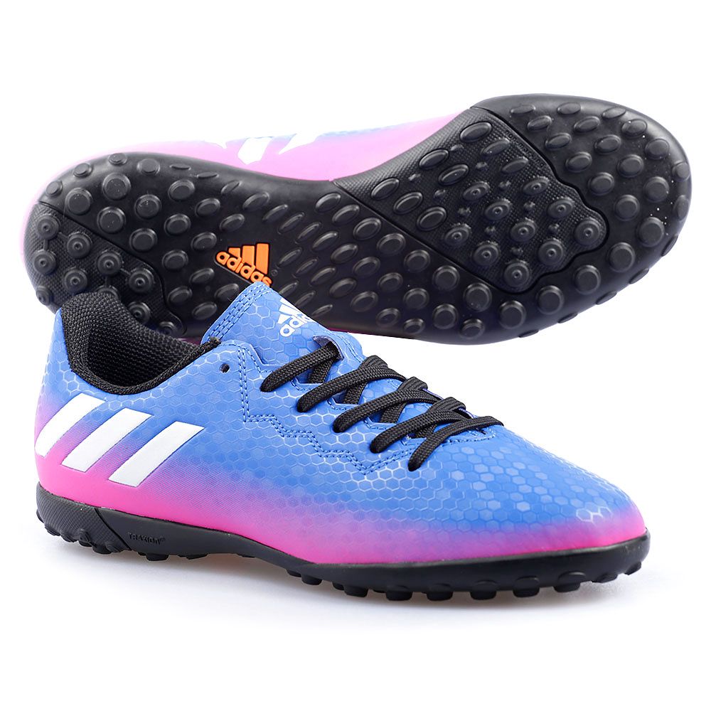 Botas de Fútbol Messi 16.4 Multitaco Junior Azul - Fútbol Factory