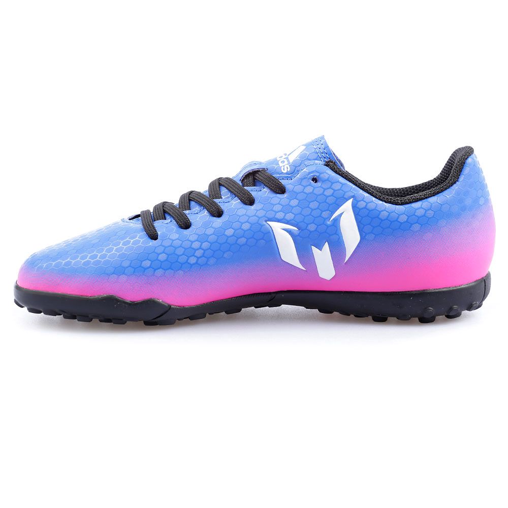 Botas de Fútbol Messi 16.4 Multitaco Junior Azul - Fútbol Factory