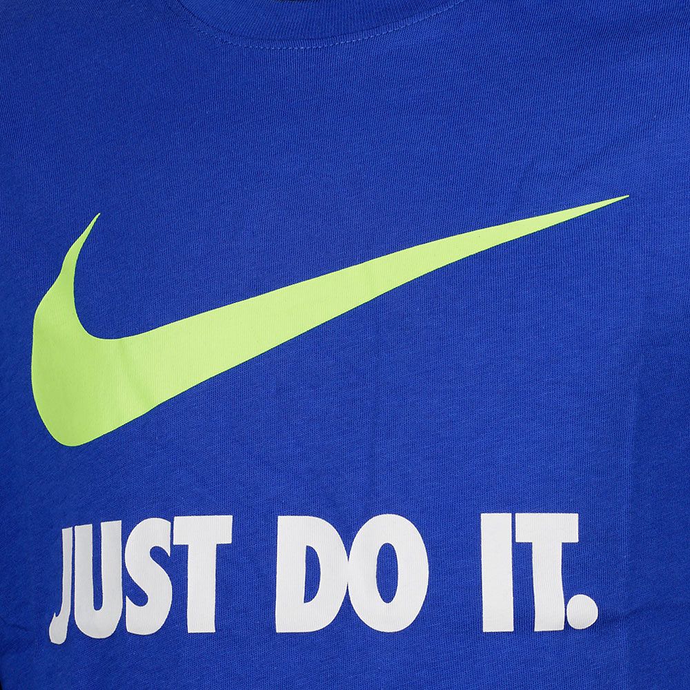 Camiseta de Paseo Just Do It Swoosh Crew Junior Azul - Fútbol Factory