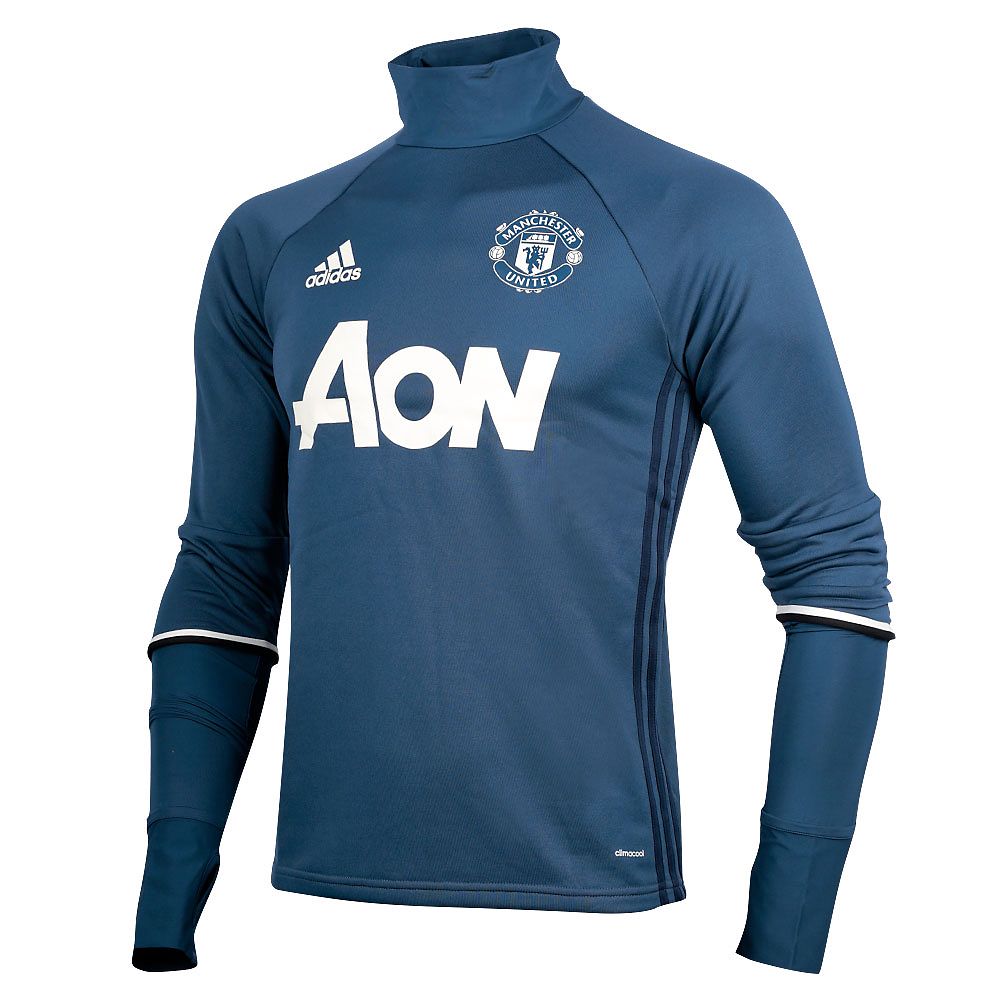 Sudadera de Training Manchester United 2016/2017 Azul - Fútbol Factory