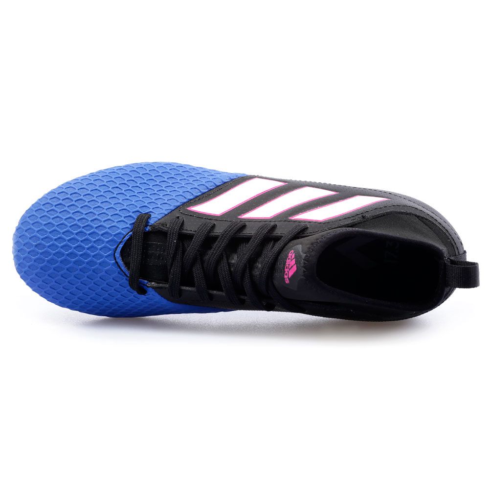 Botas de Fútbol ACE 17.3 Primemesh FG Junior Azul Negro - Fútbol Factory