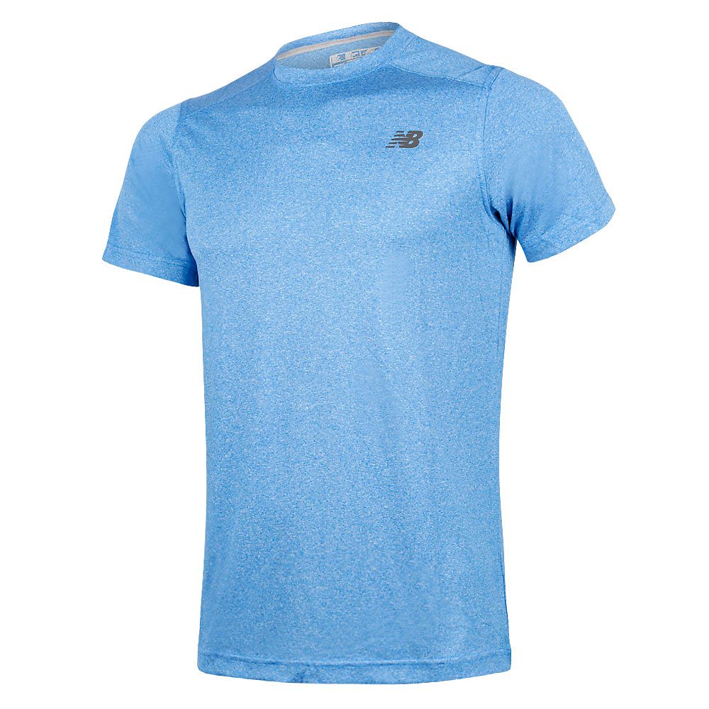 Camiseta de Running Heathered Tech Azul - Fútbol Factory