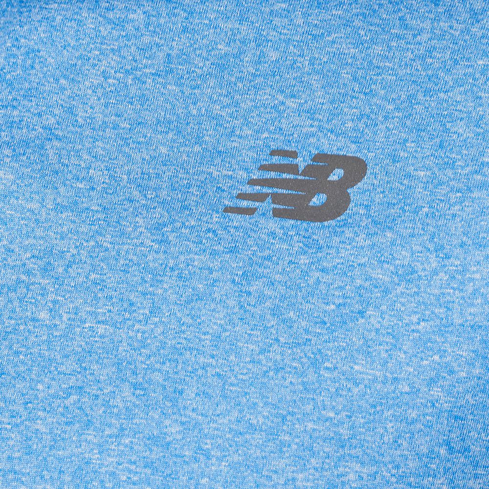 Camiseta de Running Heathered Tech Azul - Fútbol Factory