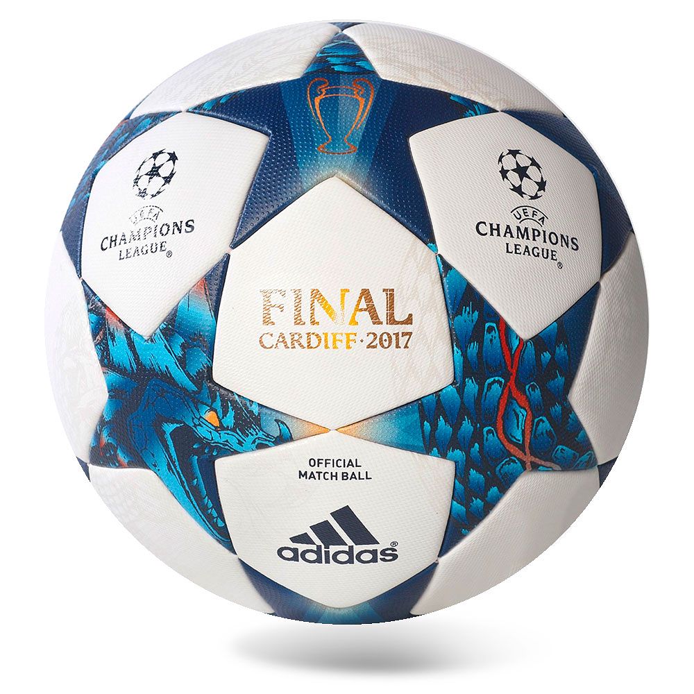 Balón de Fútbol 11 Official Match Ball Finale 17 Cardiff 2016/2017 UCL Blanco - Fútbol Factory