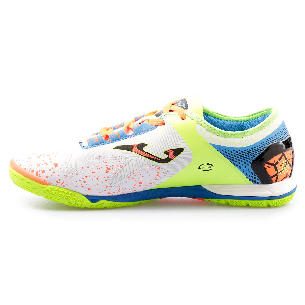 Zapatillas de Fútbol Sala Evo Flex IC Blanco Naranja Zapatillas de Fútbol Sala Evo Flex IC Blanco Naranja - Fútbol Factory