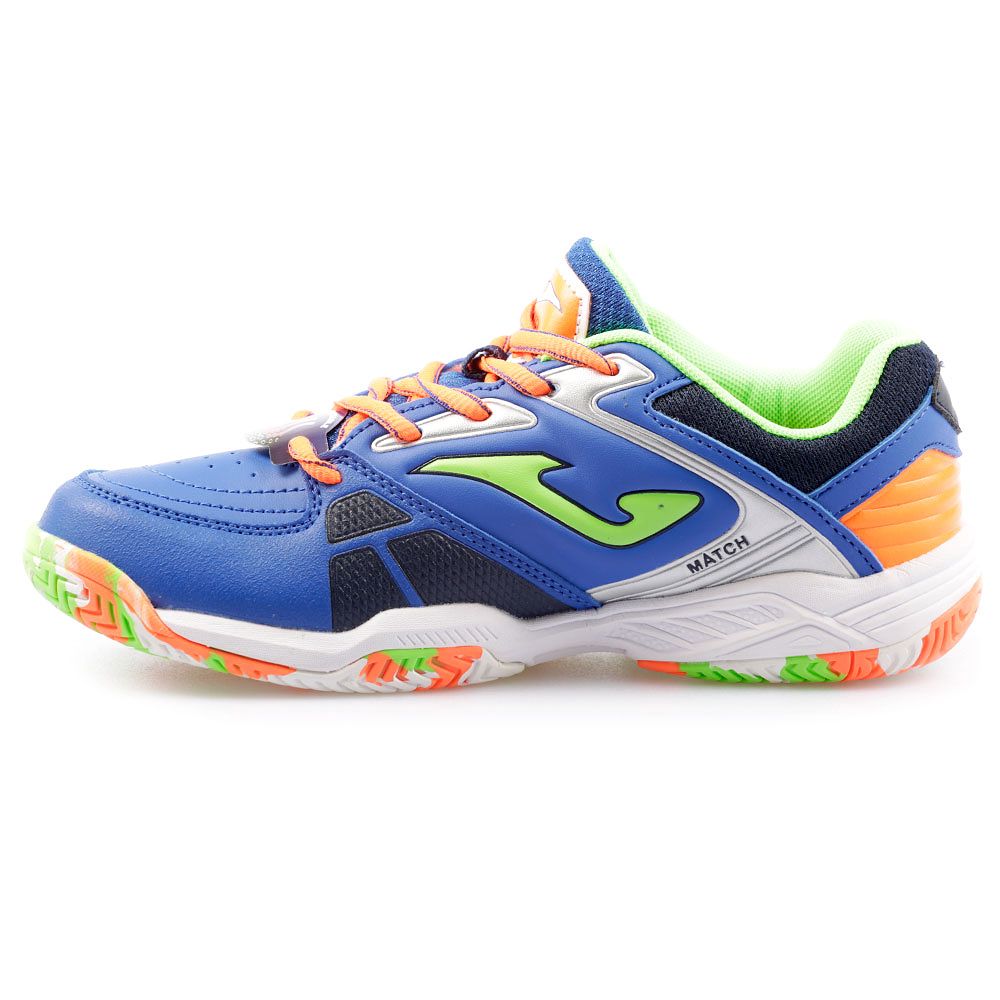 Zapatillas de Padel Match Junior Azul Naranja - Fútbol Factory