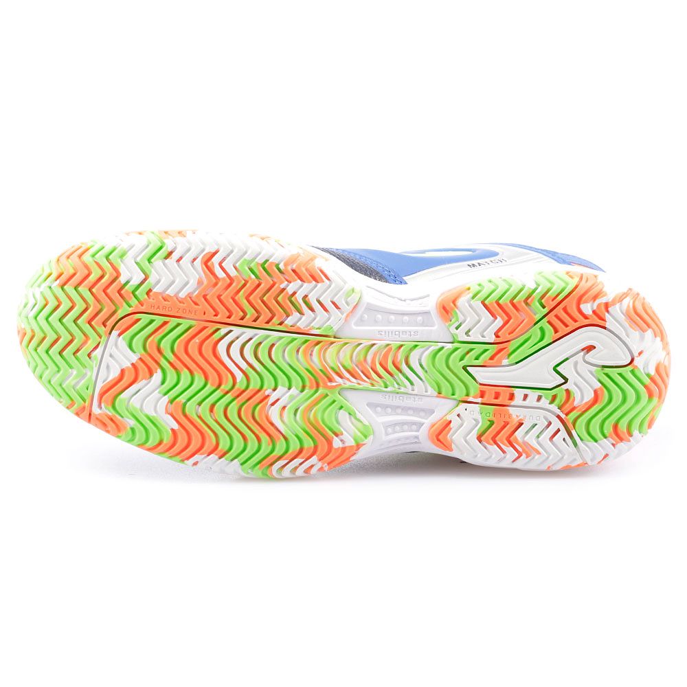 Zapatillas de Padel Match Junior Azul Naranja - Fútbol Factory