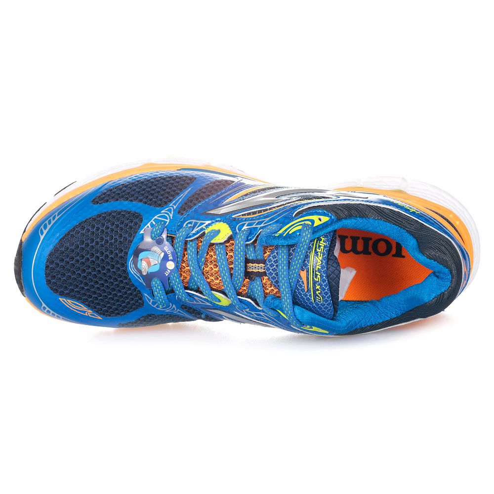 Zapatillas de Running Hispalis Azul Naranja - Fútbol Factory