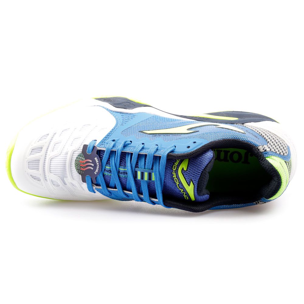 Zapatillas de Tenis Pro Roland Blanco Azul - Fútbol Factory