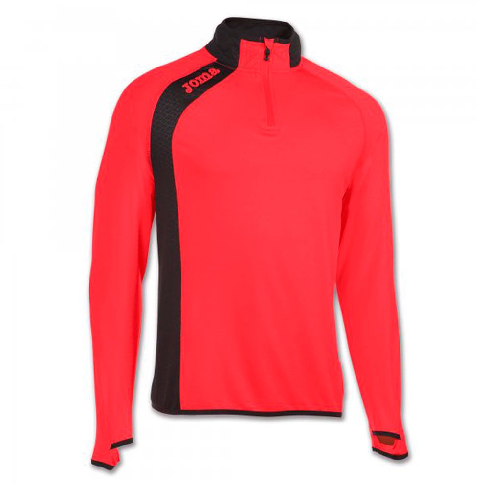 Sudadera de Training Elite V 1/4 Coral Fluor - Fútbol Factory