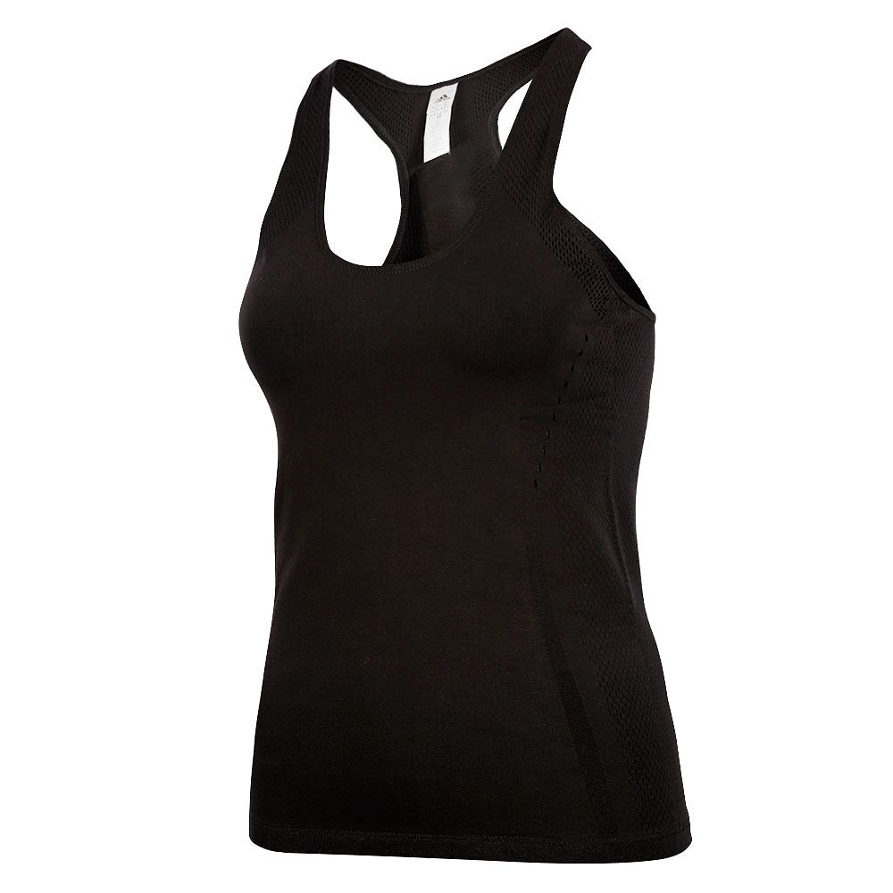 Camiseta de Training Warp-Knit Sin Mangas Mujer Negro - Fútbol Factory