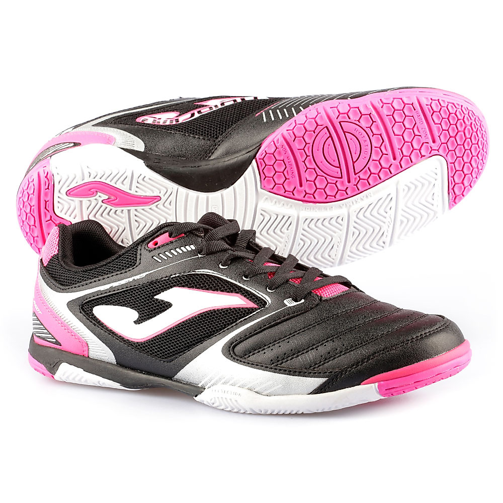 Zapatillas de Fútbol Sala Dribling IC Negro Rosa - Fútbol Factory