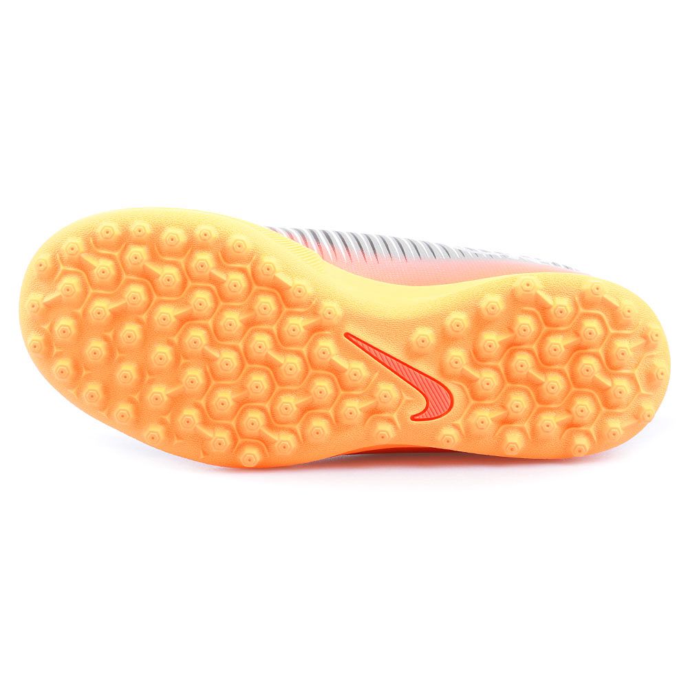 Botas de Fútbol MercurialX Vortex III CR7 Multitaco Junior Gris - Fútbol Factory