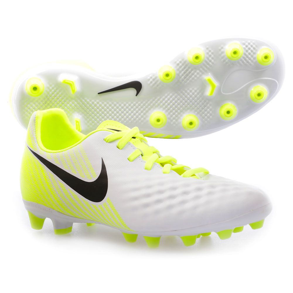 Botas de Fútbol Magista Opus II AG-Pro Junior Blanco - Fútbol Factory