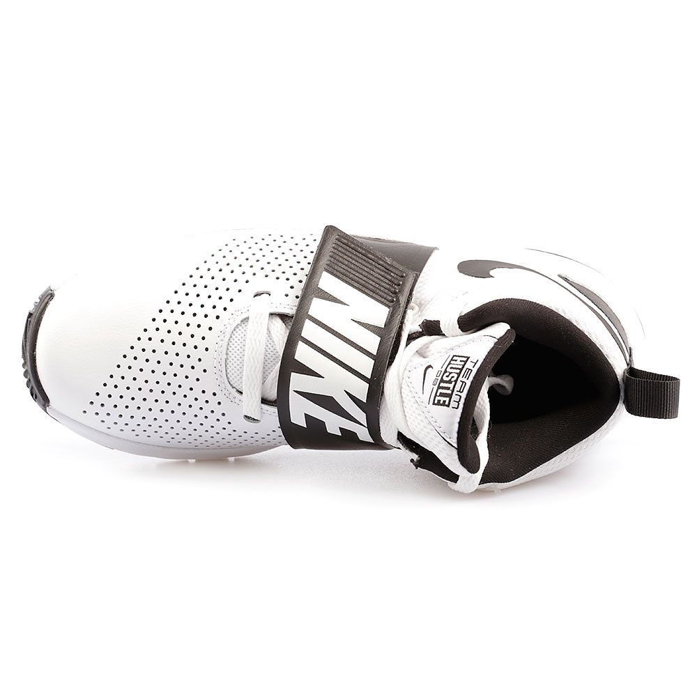 Zapatillas de Baloncesto Team Hustle D8 Junior Blanco Negro - Fútbol Factory