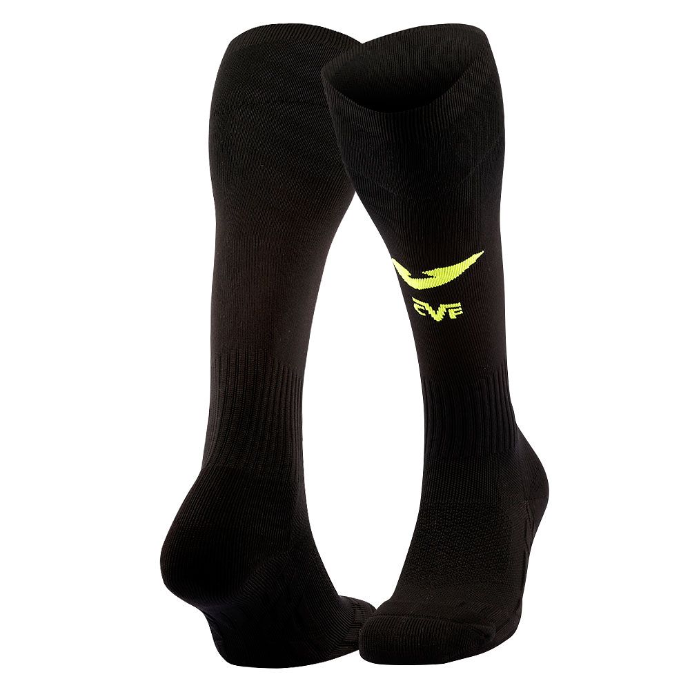 Medias 2ª Villarreal CF 2016/2017 Negro - Fútbol Factory