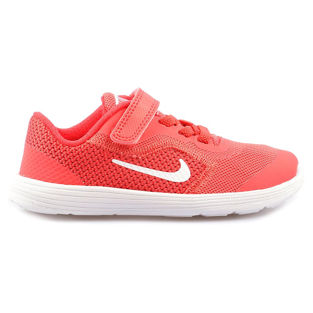 Zapatillas Revolution 3 Velcro Bebé Rojo - Fútbol Factory