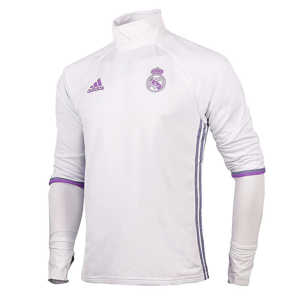 Sudadera de Training Real Madrid 2016/2017 Blanco - Fútbol Factory