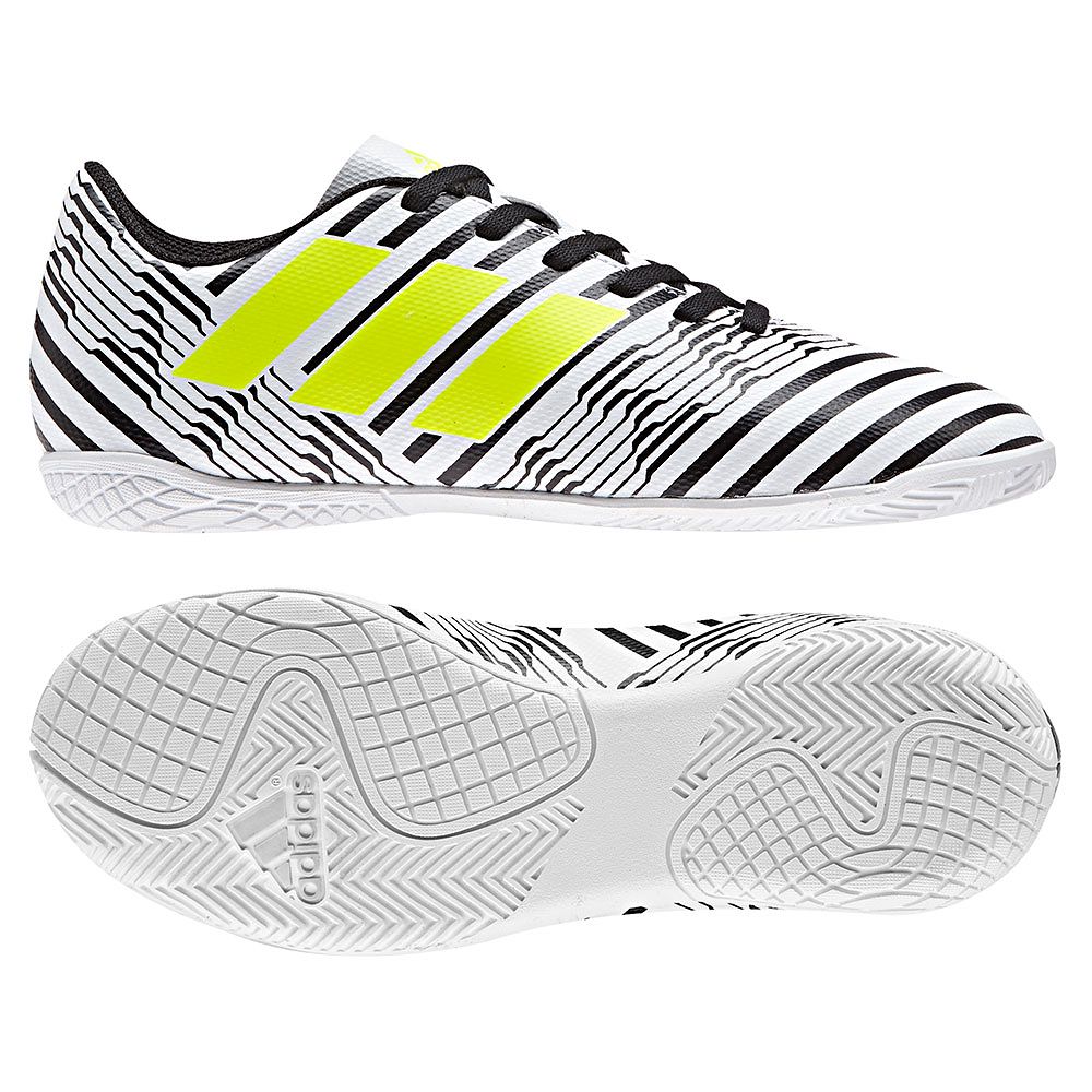 Zapatillas de Fútbol Sala Nemeziz 17.4 IN Junior Blanco Negro - Fútbol Factory