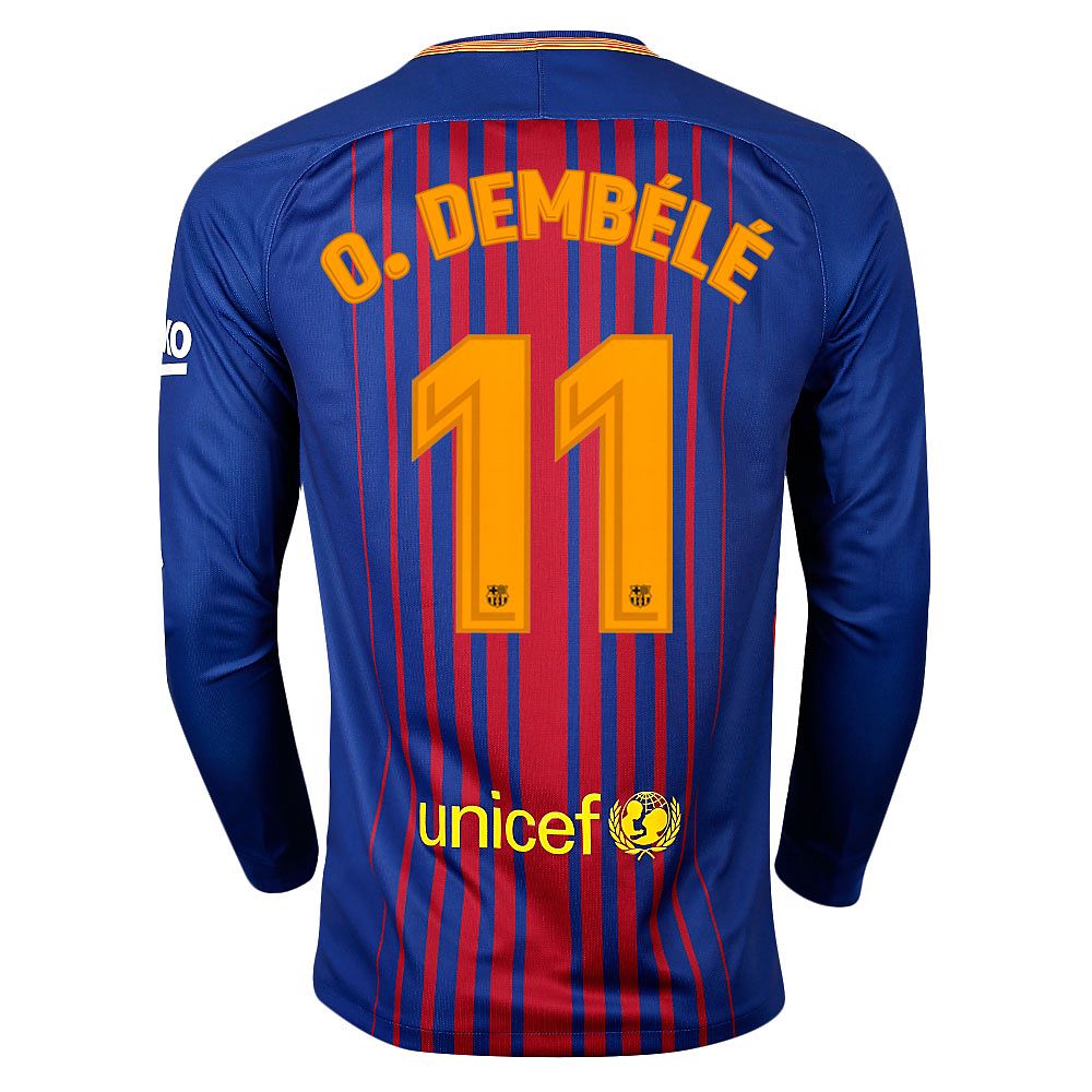 Camiseta 1ª FC Barcelona 2017/2018 Debélé Manga Larga Stadium - Fútbol Factory