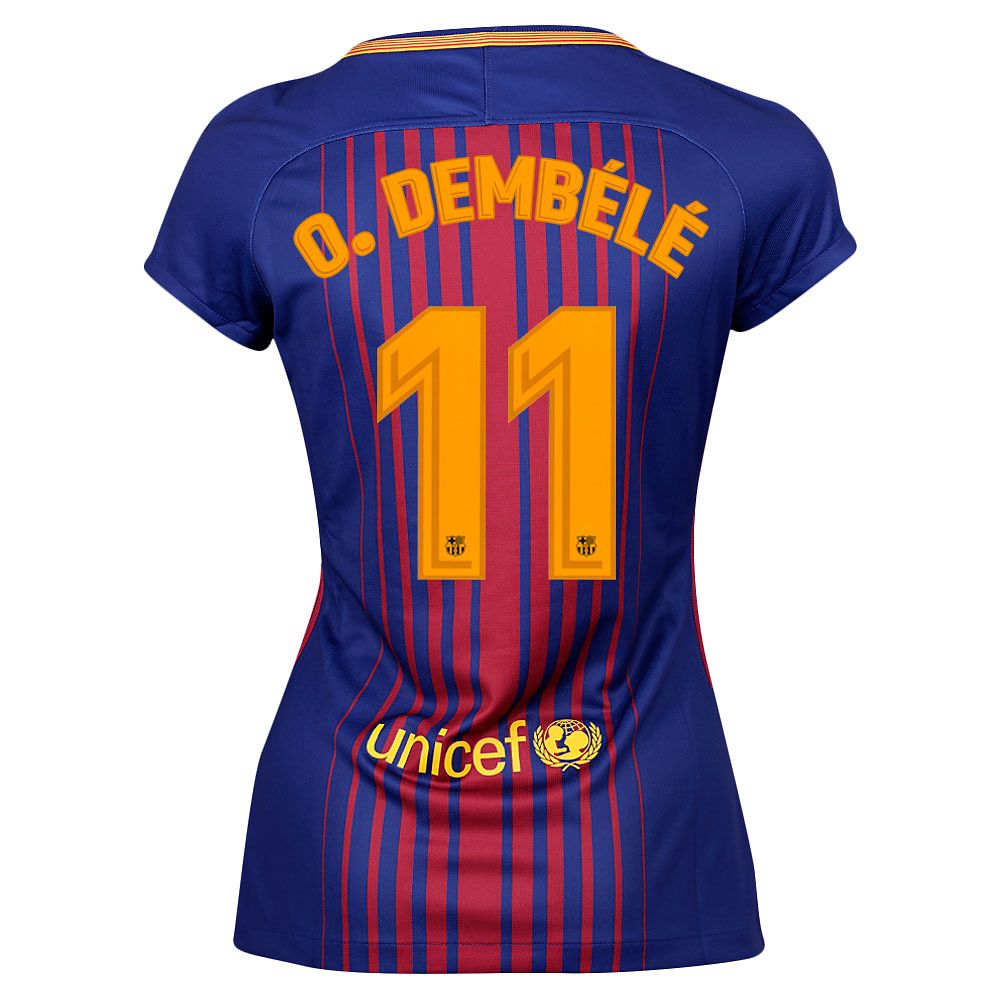 Camiseta 1ª FC Barcelona 2017/2018 Dembélé Stadium Mujer - Fútbol Factory