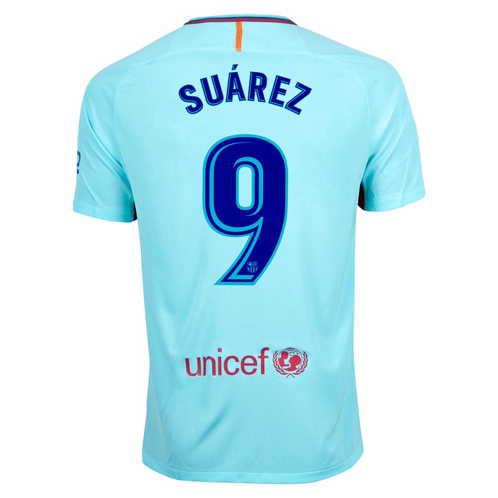 Camiseta 2ª FC Barcelona 2017/2018 Luis Suárez Stadium Azul - Fútbol Factory