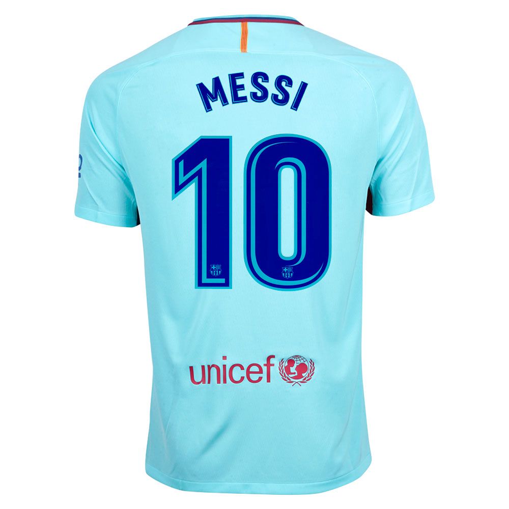 Camiseta 2ª FC Barcelona 2017/2018 Messi Stadium Azul - Fútbol Factory