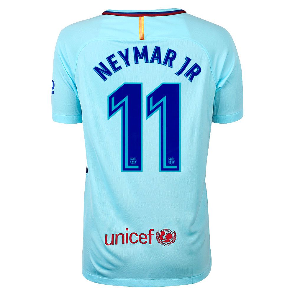 Camiseta 2ª FC Barcelona 2017/2018 Neymar Stadium Junior Azul - Fútbol Factory