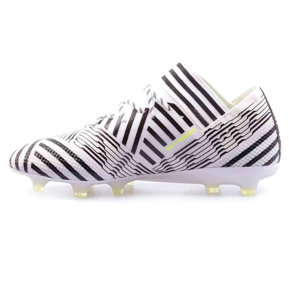 Botas de Fútbol Nemeziz 17.1 FG Blanco Negro - Fútbol Factory