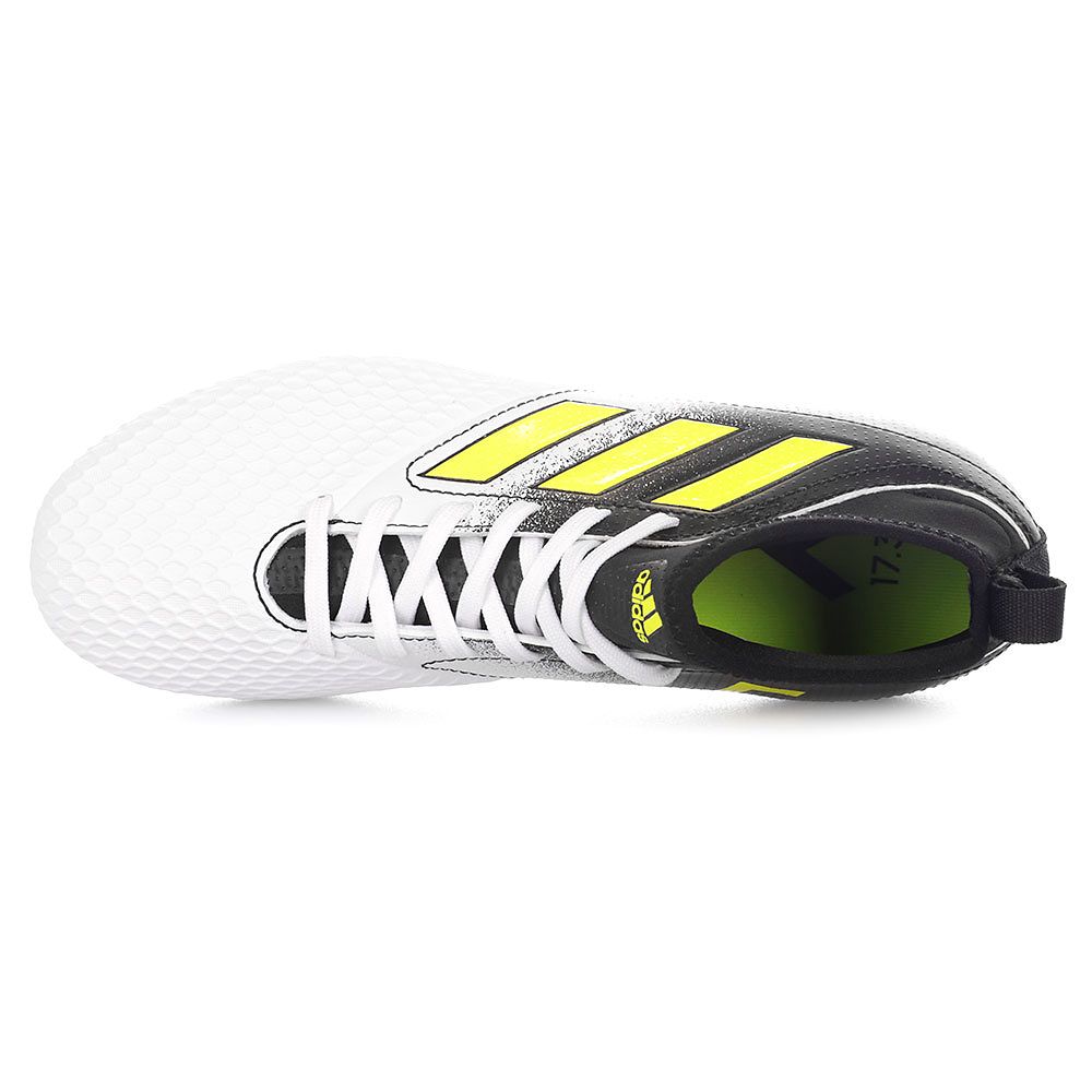 Botas de Fútbol ACE 17.3 Primemesh FG Junior Blanco Negro - Fútbol Factory
