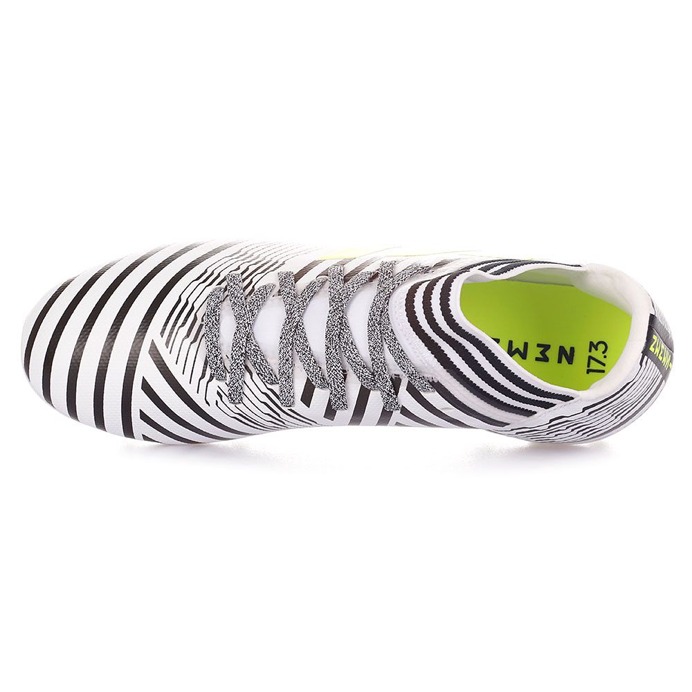 Botas de Fútbol Nemeziz 17.3 AG Junior Blanco Negro - Fútbol Factory