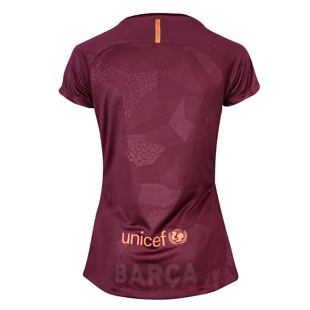 Camiseta 3ª FC Barcelona 2017/2018 Mujer Granate - Fútbol Factory