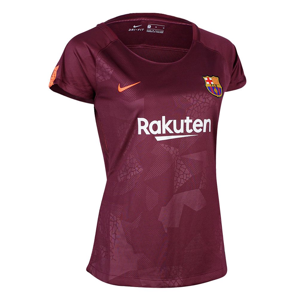 Camiseta 3ª FC Barcelona 2017/2018 Mujer Granate - Fútbol Factory