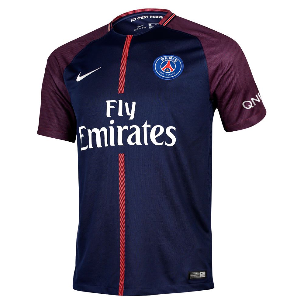 Camiseta 1ª Paris Saint-Germain 2017/2018 Azul - Fútbol Factory
