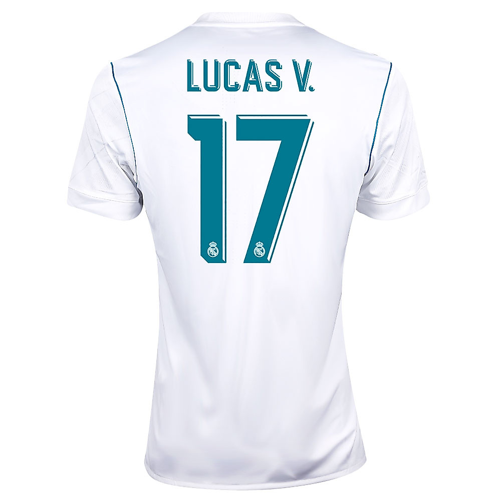 Camiseta 1ª Real Madrid 2017/2018 Lucas Vázquez LaLiga Camiseta 1ª Real Madrid 2017/2018 Lucas Vázquez LaLiga - Fútbol Factory