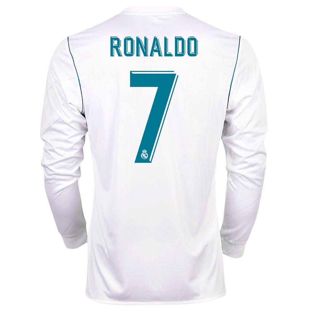 Camiseta 1ª Real Madrid 2017/2018 Ronaldo Manga Larga - Fútbol Factory