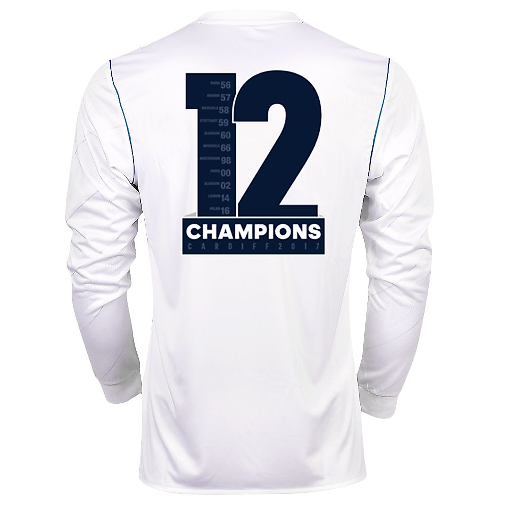 Camiseta 1ª Real Madrid 2017/2018 12 Champions Manga Larga - Fútbol Factory