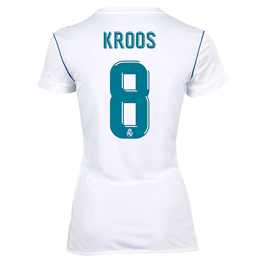 Camiseta 1ª Real Madrid 2017/2018 Kroos Mujer - Fútbol Factory