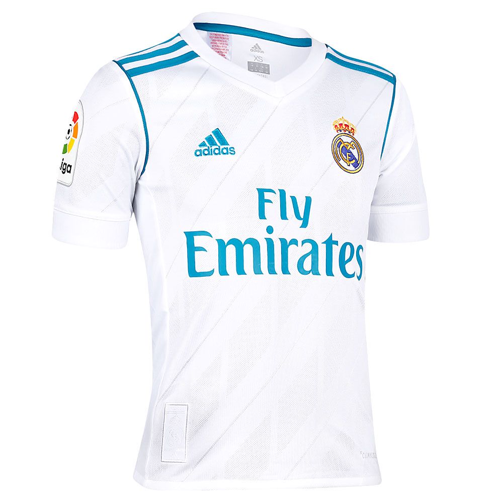 Camiseta 1ª Real Madrid 2017/2018 LaLiga Junior - Fútbol Factory