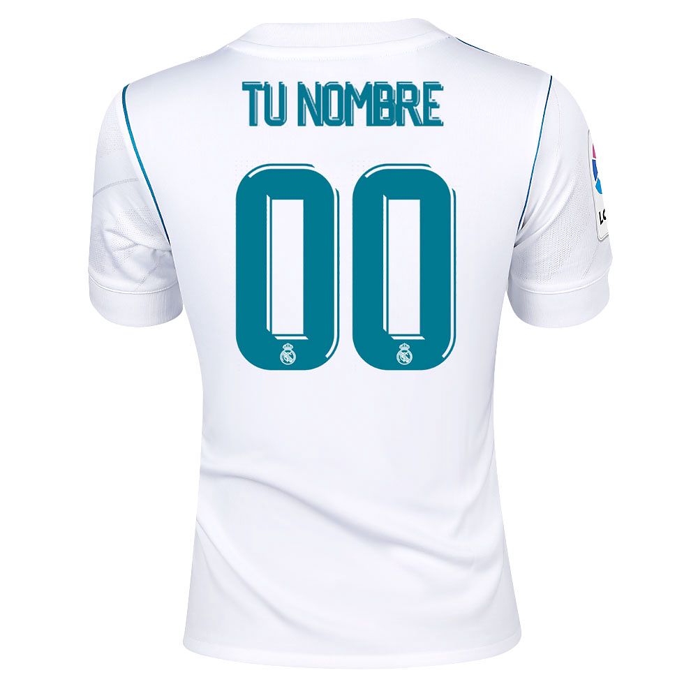 Camiseta 1ª Real Madrid 2017/2018 LaLiga Personalizado Junior - Fútbol Factory