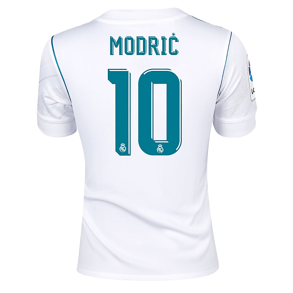 Camiseta 1ª Real Madrid 2017/2018 LaLiga Modric Junior - Fútbol Factory