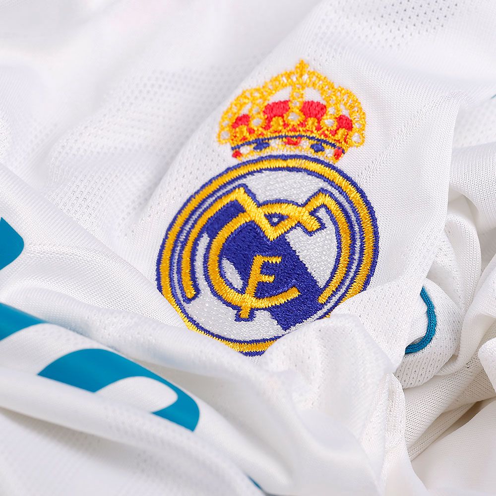 Camiseta 1ª Real Madrid 2017/2018 Manga Larga Junior - Fútbol Factory