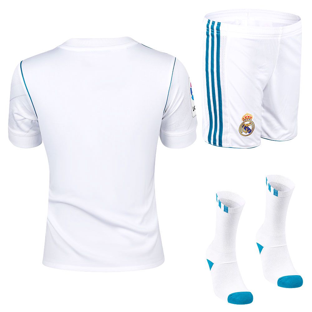 Conjunto 1ª Real Madrid 2017/2018 Junior - Fútbol Factory