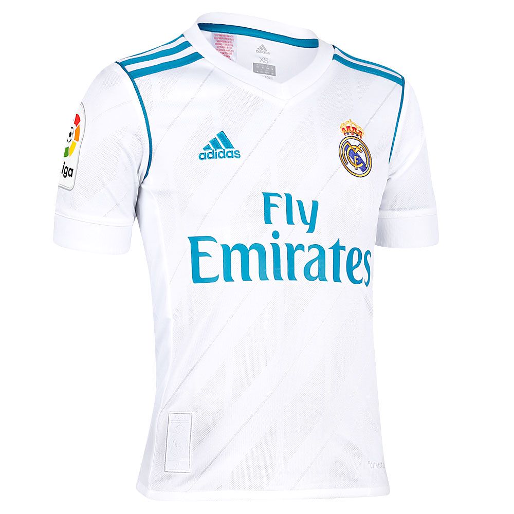 Conjunto 1ª Real Madrid 2017/2018 Junior - Fútbol Factory